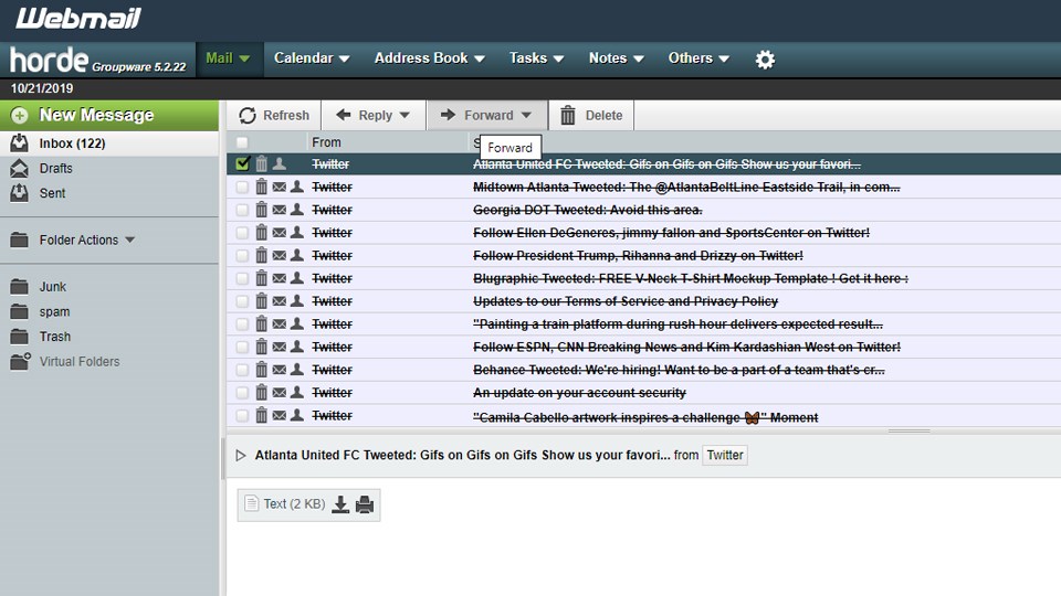 نحوه فوروارد کردن ایمیل از Cpanel 3
