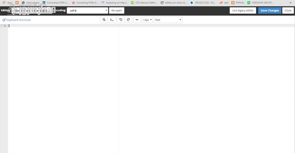 مدیریت فایل در cPanel