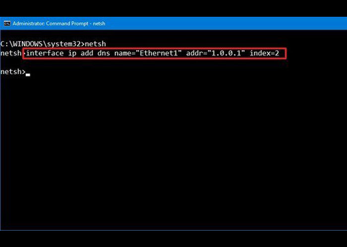 تغییر تنظیمات DNS با استفاده از Command Prompt