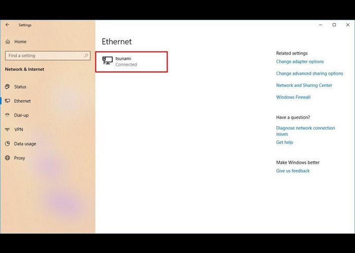 تغییر DNS با استفاده از Settings