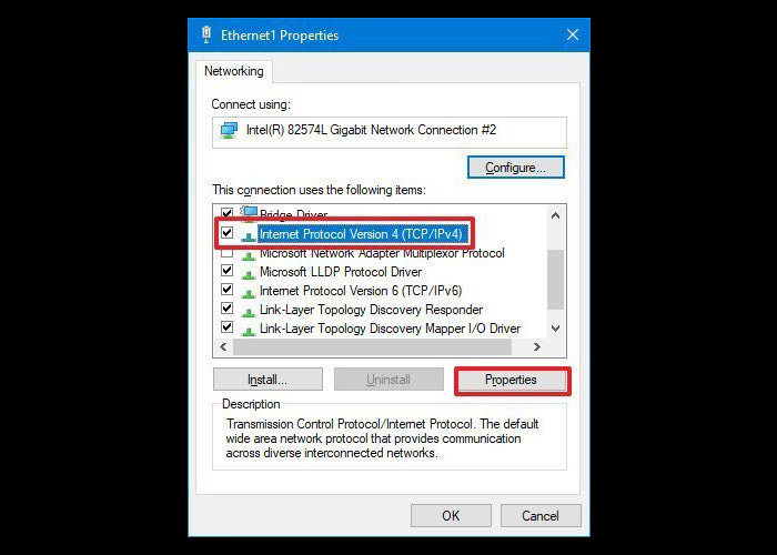مرحله 3 روش تغییر تنظیمات DNS