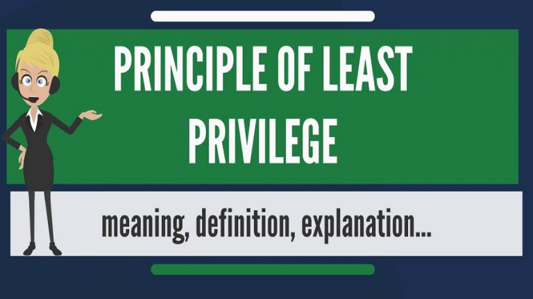 principle of least privilege policy