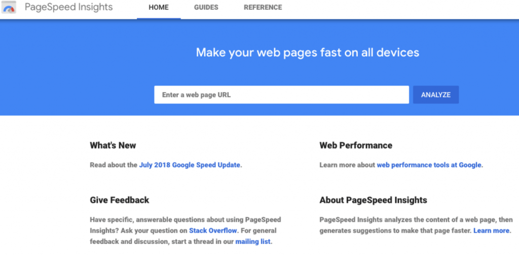 Google PageSpeed Insights