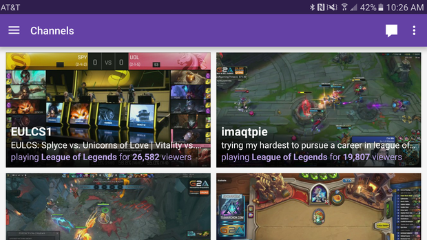 پخش جریانی زنده در Twitch