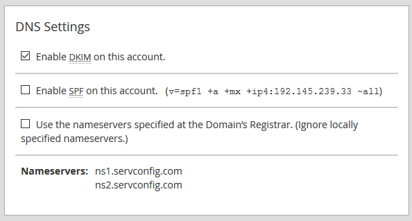 تنظیمات DNS خود را انجام دهید.