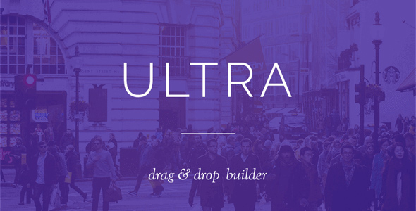 Ultra، قالب وردپرس برای سایت طراحی گرافیک.