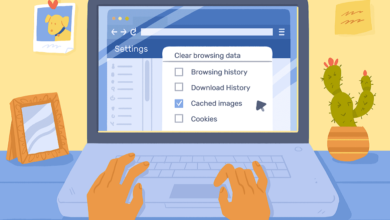 فرآیند کش مرورگر