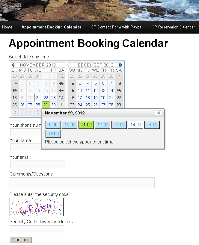افزونه زمان بندی وردپرس - Appointment Booking Calendar
