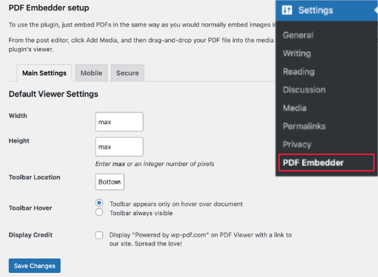 نحوه نصب و راه اندازی PDF Embedder