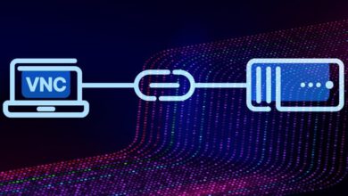 دسترسی از راه دور vnc